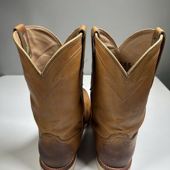 Tecovas Ranch Wear Boots Mens 11.5D Tan Leather Pull On Wedge Sole Western main image 4